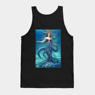 Octopus mermaid Tank Top